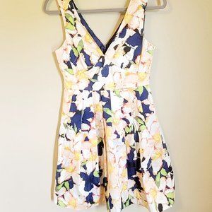 J. Crew blue floral dress